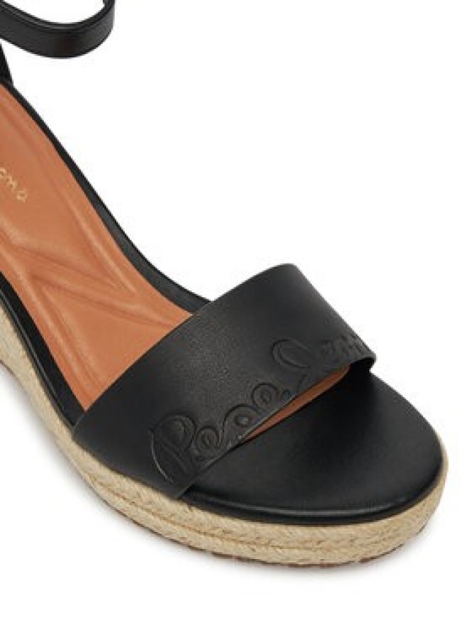 Pepe Jeans Espadryle PLS90691 Czarny