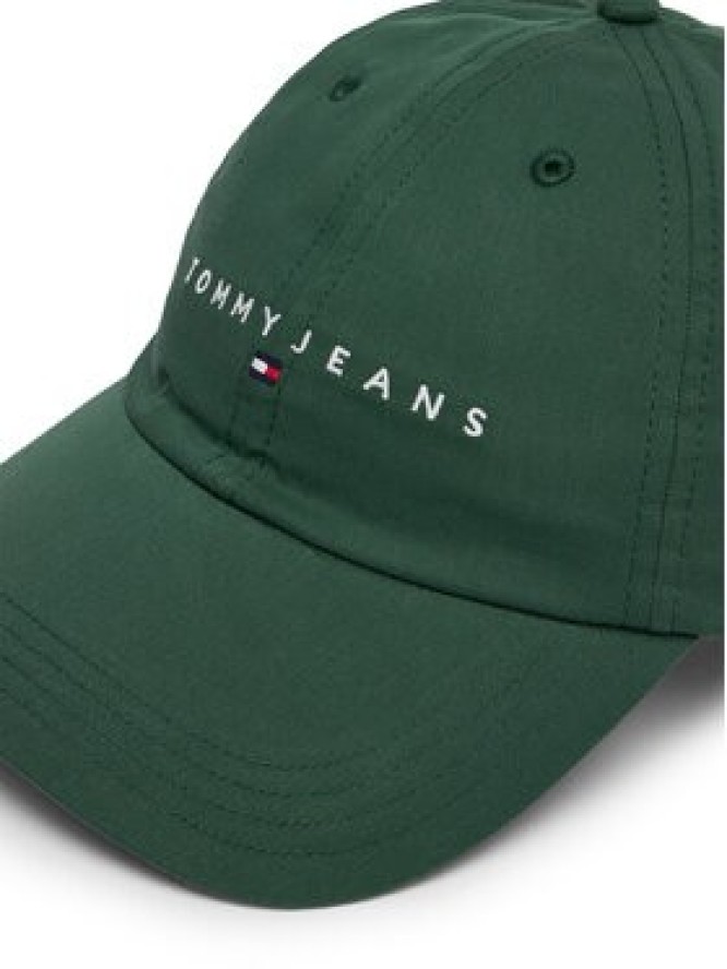 Tommy Hilfiger Czapka z daszkiem Linear AM0AM14198 Zielony