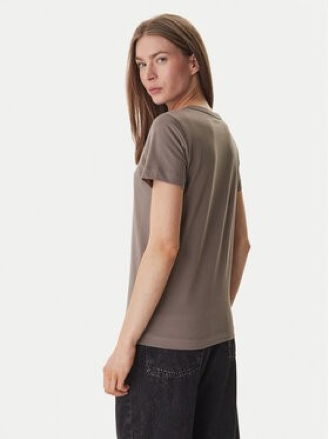 Guess T-Shirt W6GI08 K3023 Brązowy Regular Fit