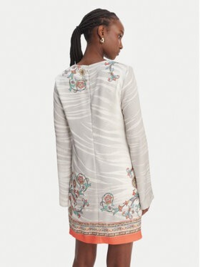 Just Cavalli Sukienka codzienna 80PAO948 NS846 Szary Regular Fit