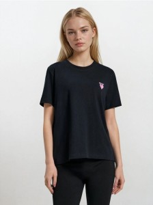 Koszulka z krótkim rękawem - czarny