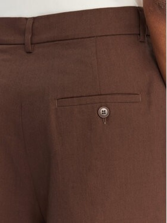 Weekend Max Mara Bermudy Ecuba 2615141022 Brązowy Loose Fit