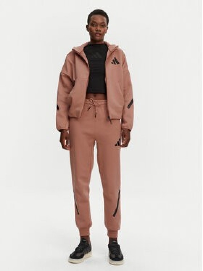 adidas Spodnie dresowe Z.N.E. JD5995 Różowy Regular Fit