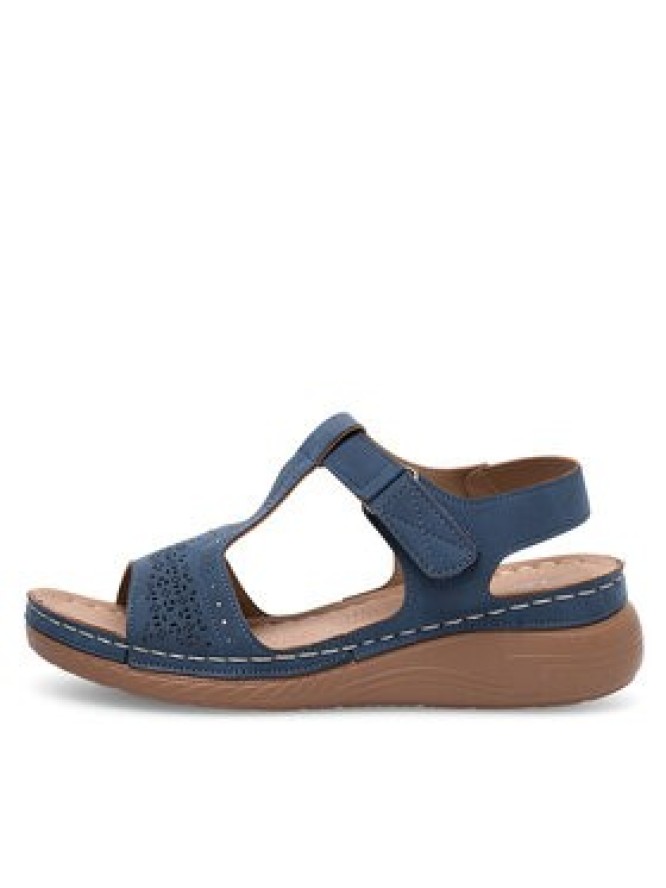 Clara Barson Sandały WYL05010-15 Granatowy