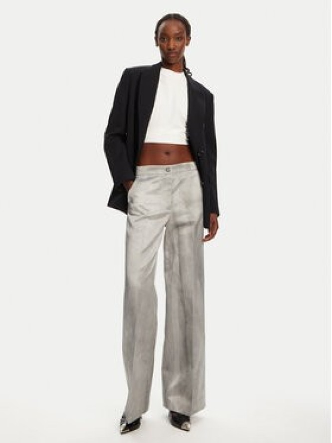 PINKO Spodnie materiałowe 104805 A2BP Szary Regular Fit