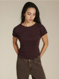 Koszulka - bordowy