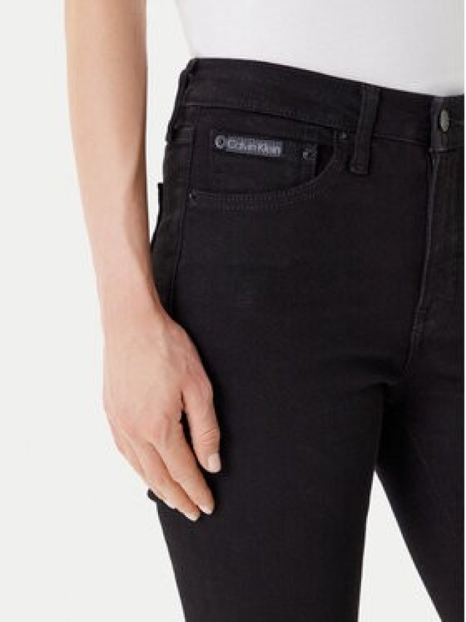 Calvin Klein Jeans Jeansy LV047C777G Czarny Skinny Fit