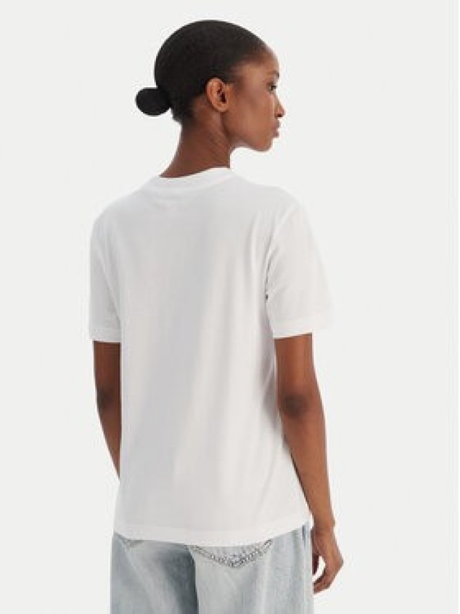Calvin Klein Jeans T-Shirt A- Inst. Logo Classic LV047C912G Biały Regular Fit