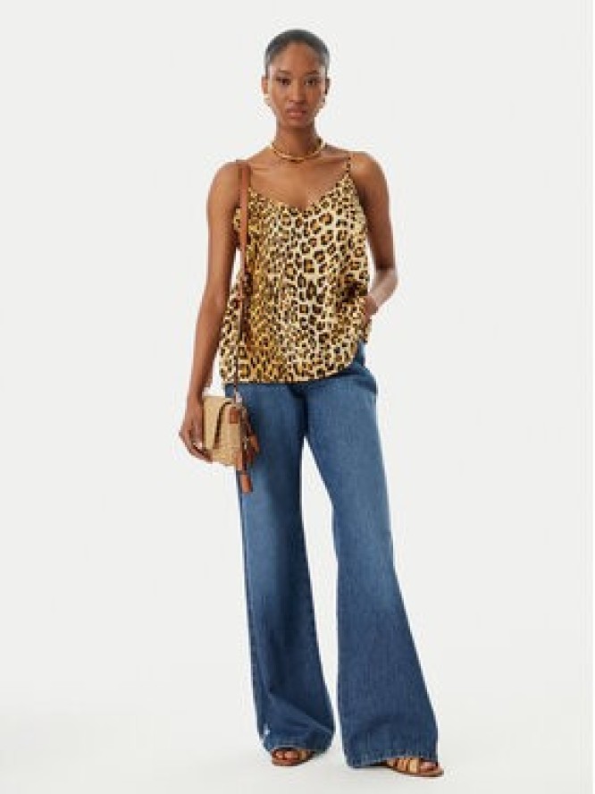 LOLA CASADEMUNT Top LS2615011 Brązowy Regular Fit
