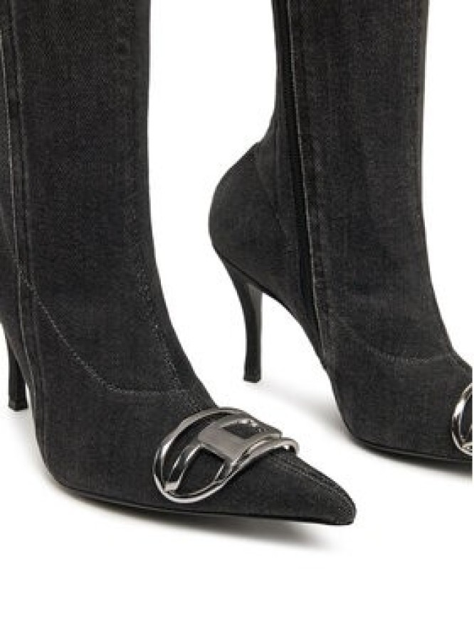 Diesel Kozaki D-Venus Kb D Y03366 P6901 T8013 Czarny