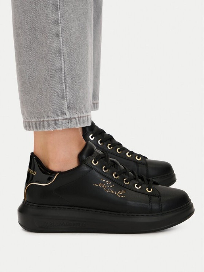 KARL LAGERFELD Sneakersy Kapri KL62518 Czarny
