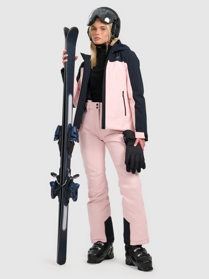 4F Kurtka narciarska membrana 5000 damska - różowa M