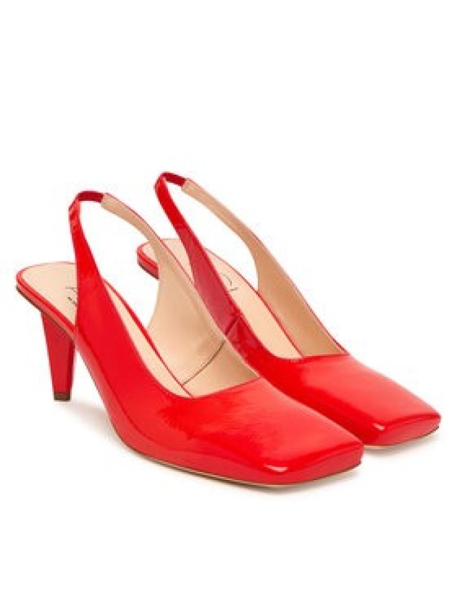 AGL Czółenka Celia Sling B D279003PCPLUME0377 Pomarańczowy