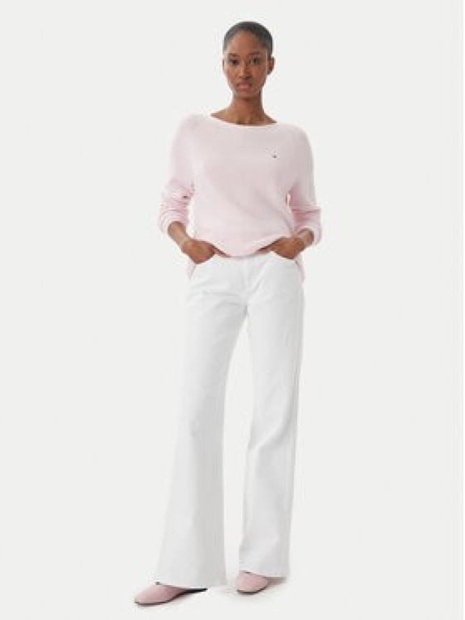 Tommy Hilfiger Sweter WW0WW44975 Różowy Regular Fit