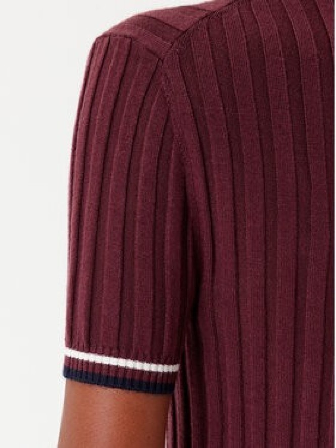 Guess Sweter V5BP04 Z1152 Bordowy Regular Fit