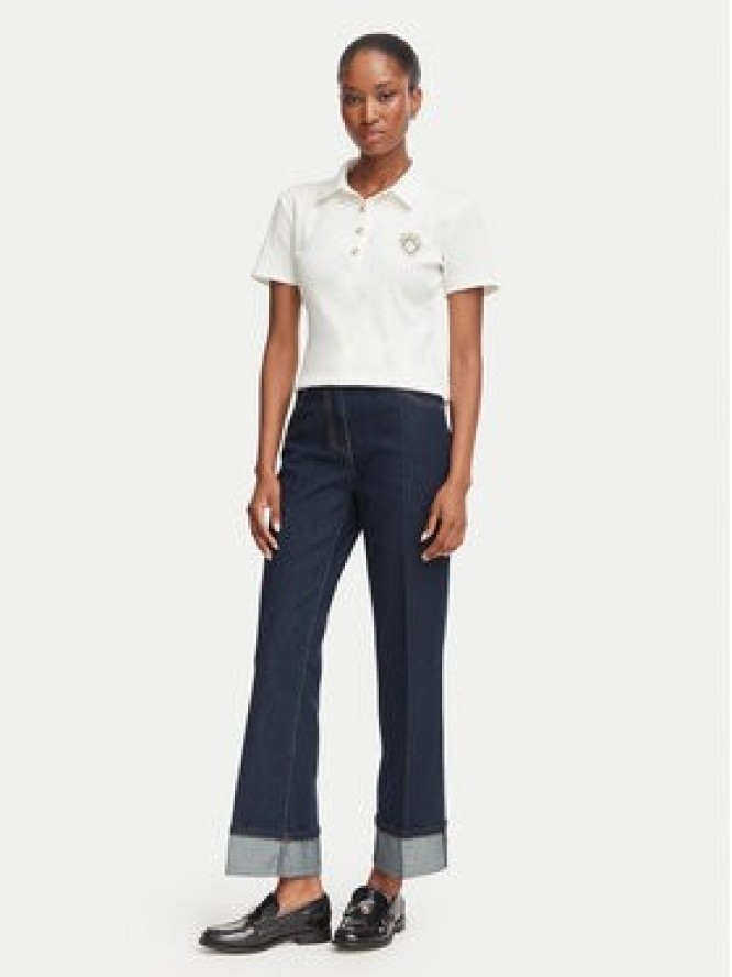 Morgan Jeansy 252-PREVER Granatowy Straight Fit