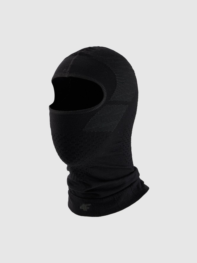 4F Kominiarka z wełną merino uniseks - czarna S/M