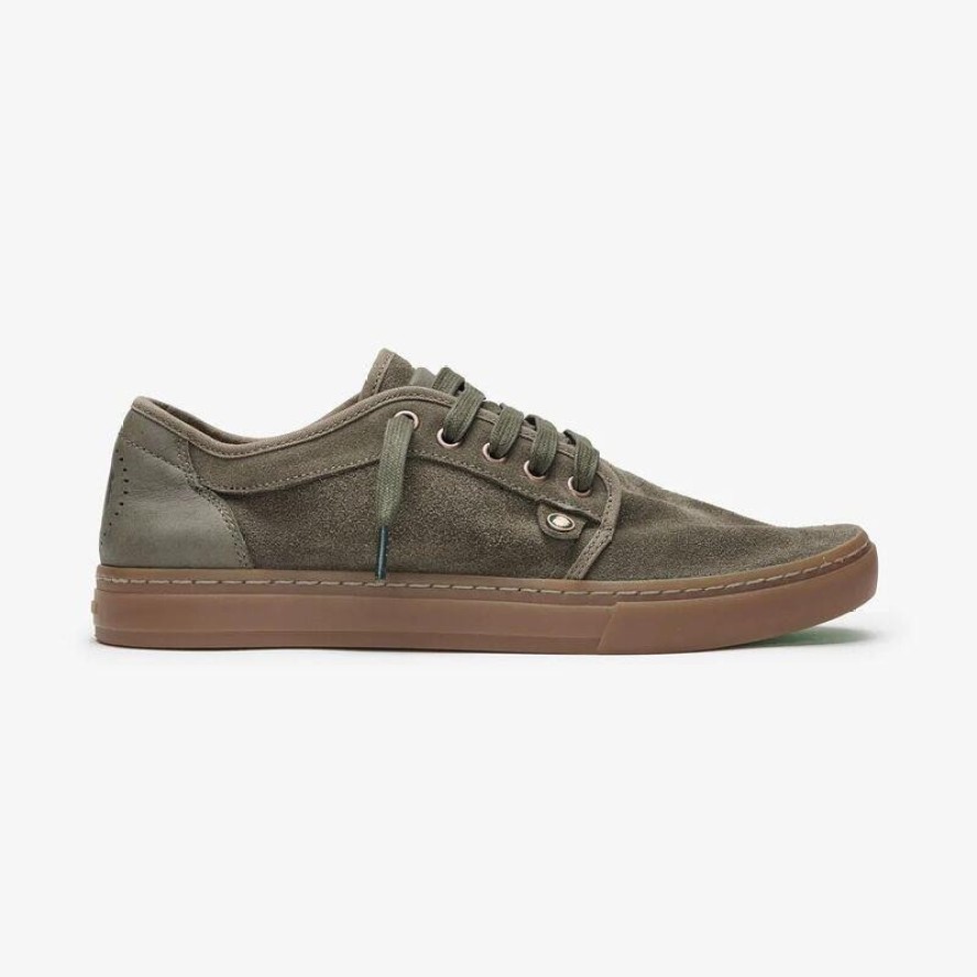 Sneakersy Satorisan Heisei głęboki khaki/gr