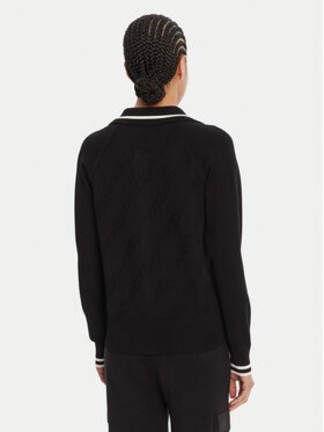 Liu Jo Sport Kardigan TF5032 MS63L Czarny Regular Fit