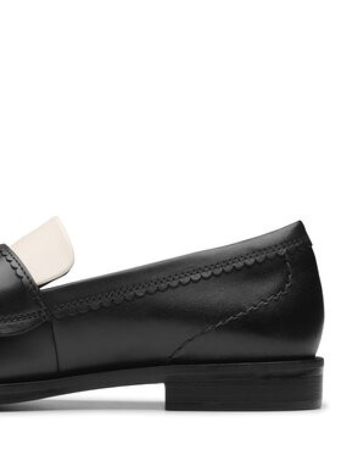 Clarks Mokasyny Straven Edge 26181270 Czarny