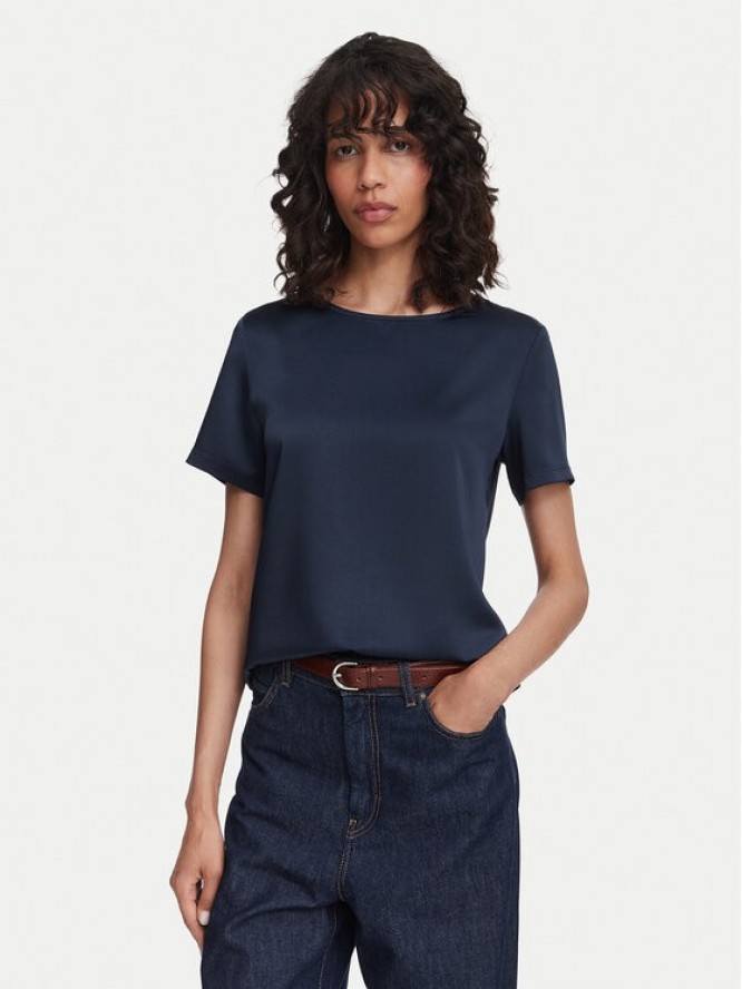 Weekend Max Mara Bluzka Gilbert 2625946041 Granatowy Regular Fit