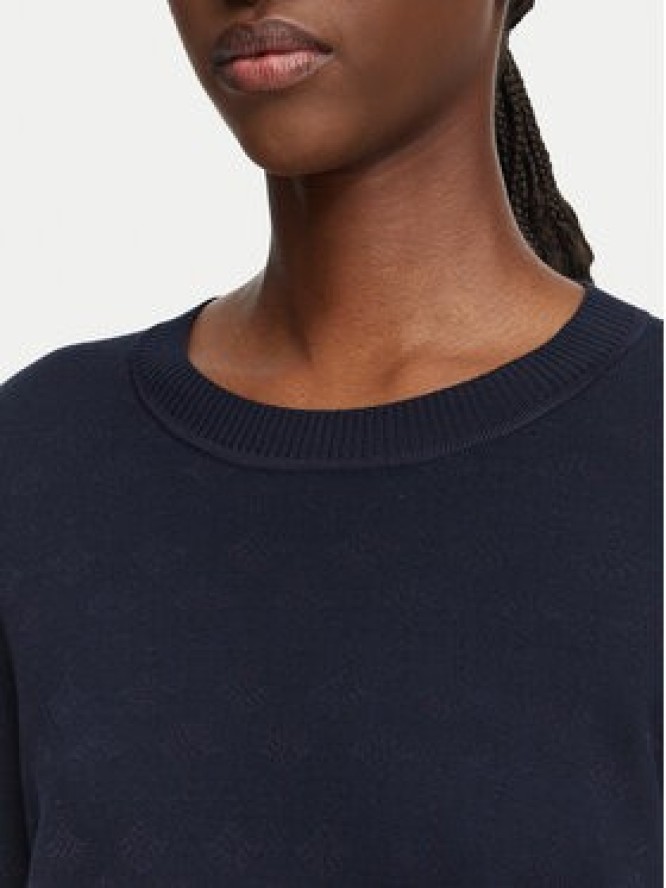 JOOP! Sweter 263Kn32Kusta 30103298 Granatowy Relaxed Fit