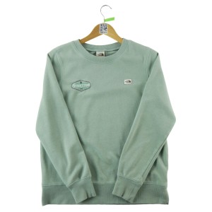 Second life - Bluza damska The North Face zielona - Stan bardzo dobry
