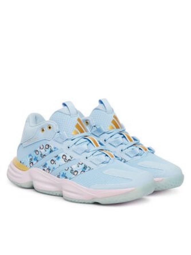 adidas Buty halowe Disney Princess Court Stabil Indoor Shoes KJ0656 Niebieski