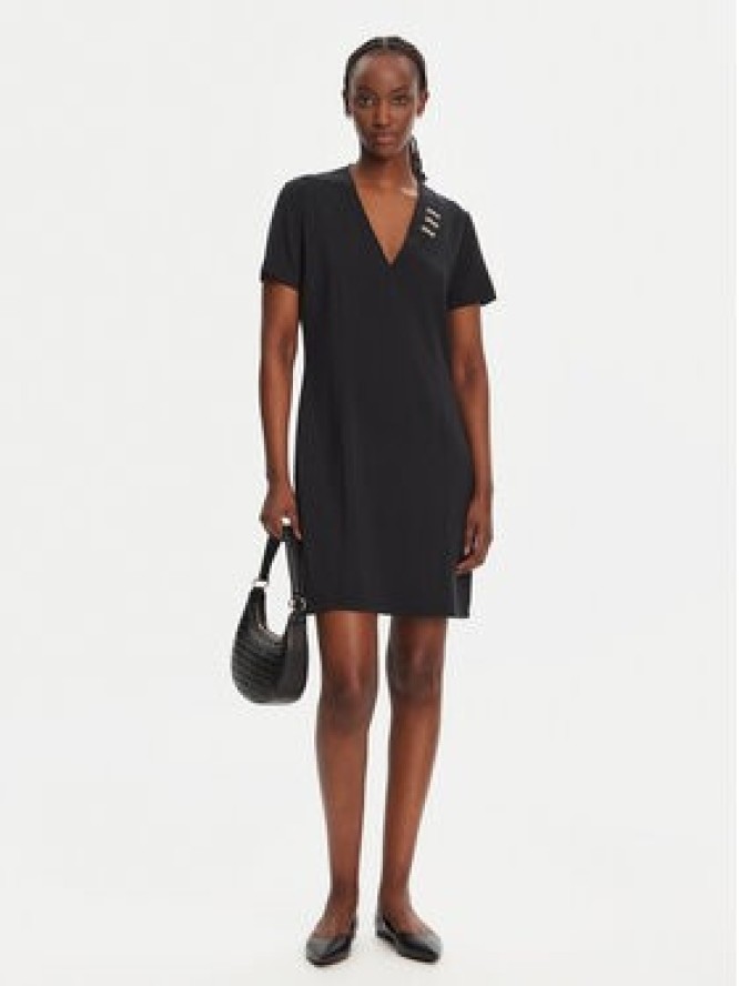 Liu Jo Sport Sukienka codzienna TA5290 J4869 Czarny Regular Fit