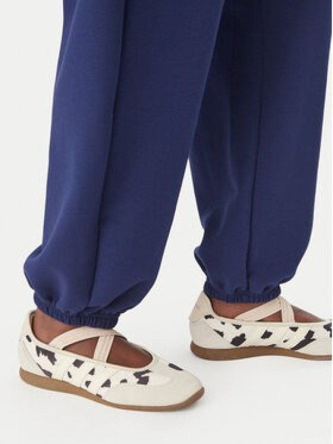adidas Spodnie dresowe Soft Lux KS7879 Niebieski Loose Fit