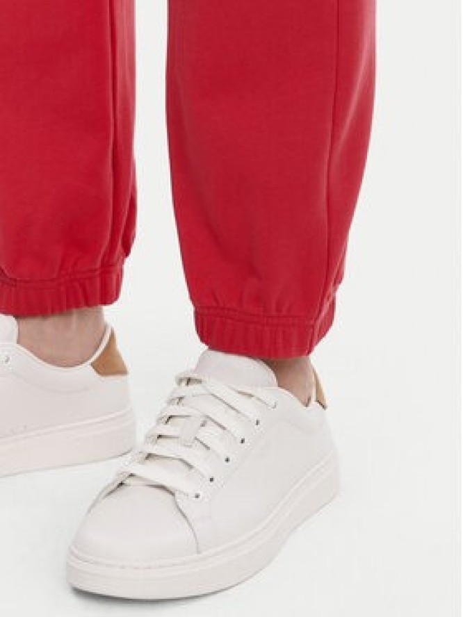 PINKO Spodnie dresowe Plumcake 104790 A2G8 Czerwony Regular Fit