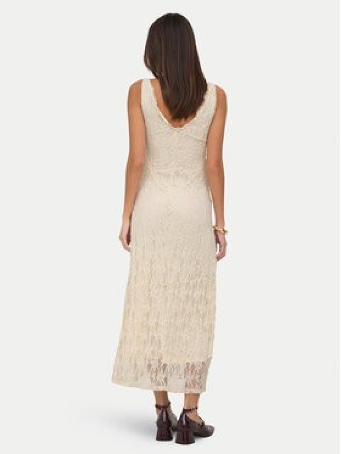 ONLY Sukienka wieczorowa Albina 15372795 Kremowy Regular Fit