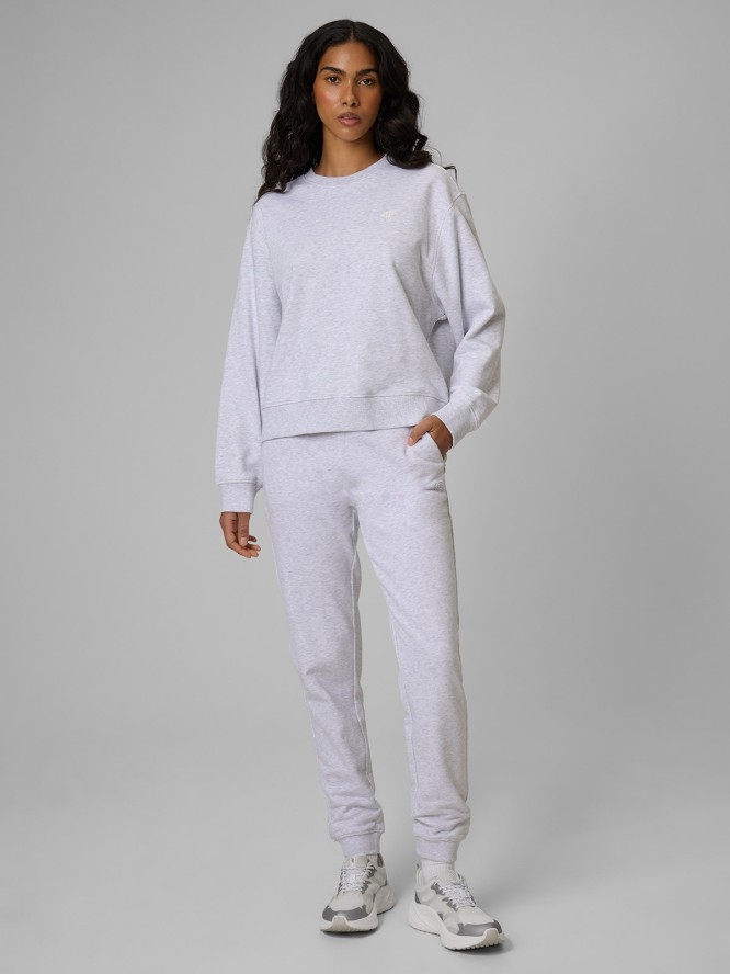 4F Spodnie dresowe joggery damskie - szare S