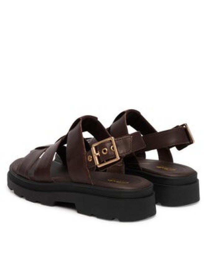Clarks Sandały Orinoco3 Strap 26186095 Brązowy