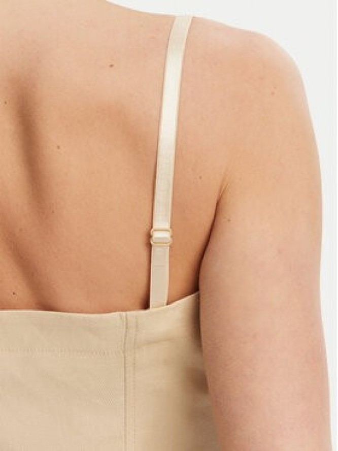 Guess Top W5GH0L WH5L2 Beżowy Regular Fit