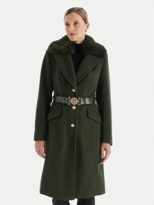 Guess Płaszcz przejściowy W5BL25 W2672 Zielony Regular Fit