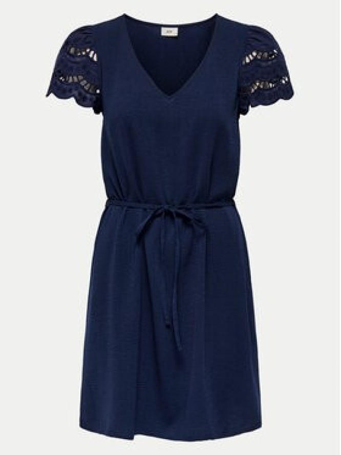 JDY Sukienka letnia Hannah 15341302 Granatowy Regular Fit