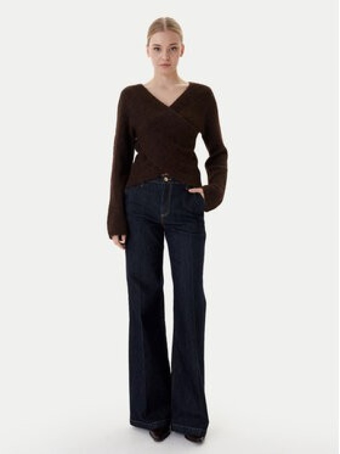 ONLY Sweter Zaggie 15376349 Brązowy Regular Fit