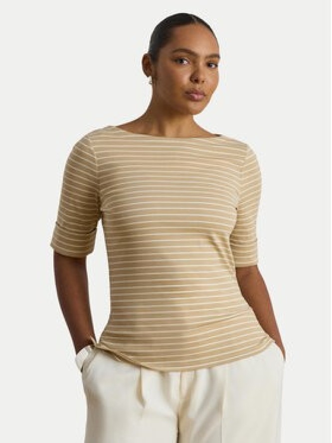LAUREN RALPH LAUREN Bluzka Judy 200P13919003 Beżowy Regular Fit