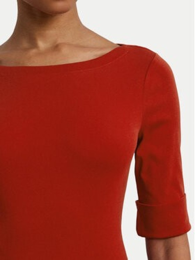 LAUREN RALPH LAUREN Bluzka 200654963193 Czerwony Slim Fit