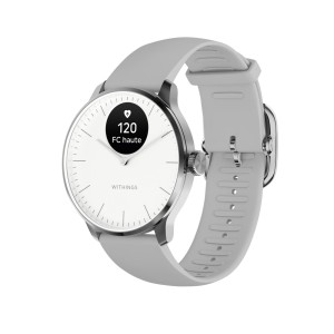 WITHINGS ScanWatch Light – smartwatch hybrydowy, 37 mm biały