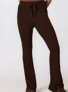 Spodnie dzwony - brązowy