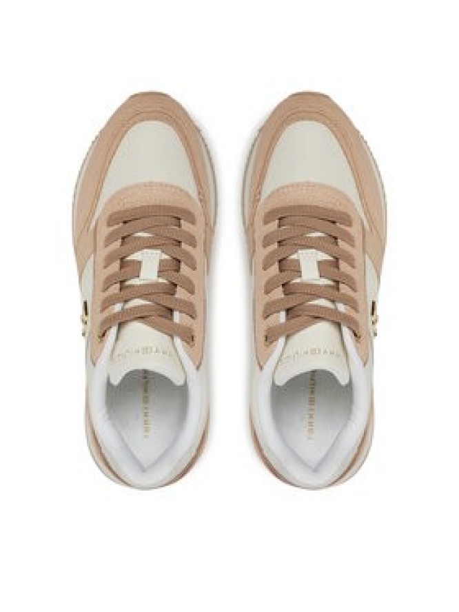 Tommy Hilfiger Sneakersy Th Fashion Runner FW0FW08475 Beżowy