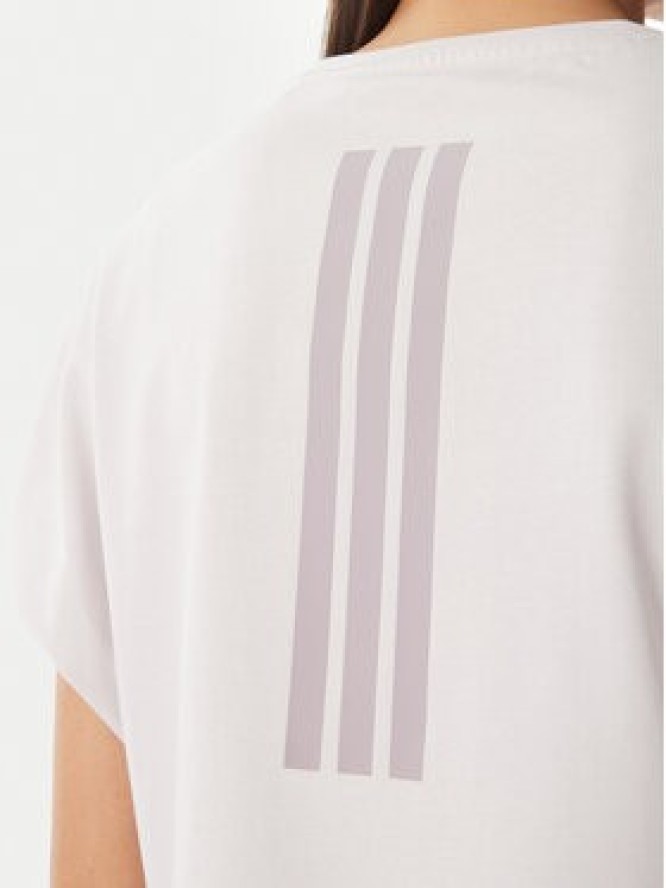 adidas T-Shirt Power Workout KE8052 Fioletowy Loose Fit
