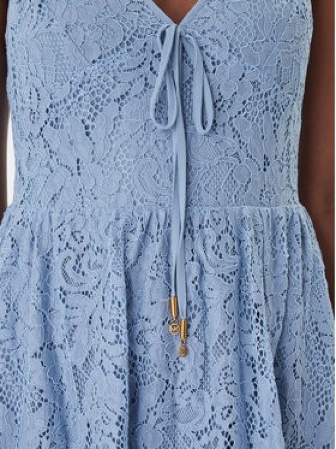 MICHAEL Michael Kors Sukienka letnia MS683HQKQ9 Błękitny Regular Fit