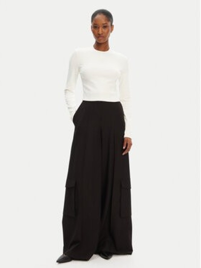 HUGO Bluzka Dafilomena_3 50518378 Écru Slim Fit