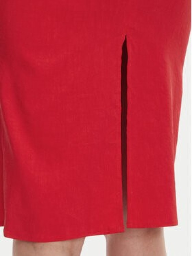 PINKO Sukienka koktajlowa 104955 A0IM Czerwony Regular Fit