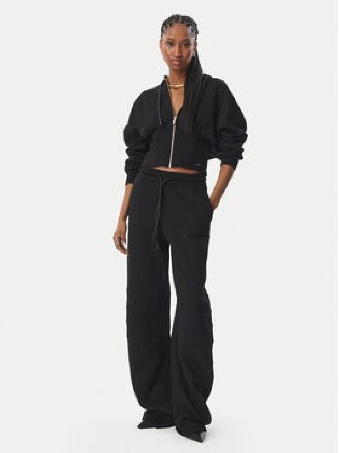 Just Cavalli Spodnie dresowe 81PAAE22 CF102 Czarny Regular Fit