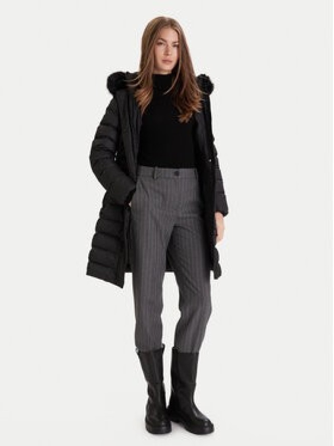 Geox Kurtka puchowa Catria W5626F T3152 F9000 Czarny Slim Fit