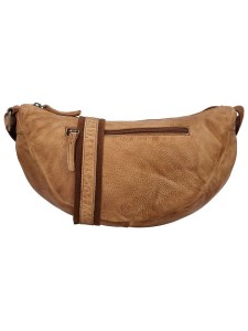 HIDE & STITCHES Skórzana saszetka w kolorze jasnobrązowym - 32 x 17 x 10 cm rozmiar: onesize